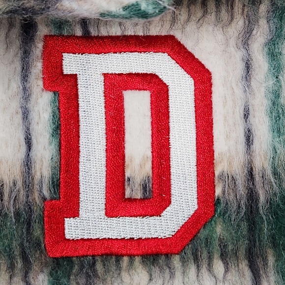 Forever 21 Donald Duck Disney Embroidered‎ Plaid Jacket Mens Small Button Up - Picture 3 of 11